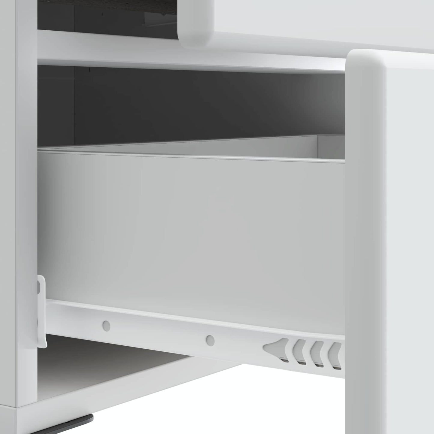 Armadio da Notte con cassetto Bianco 43 x 34,5 x 47,5 cm | homemem39