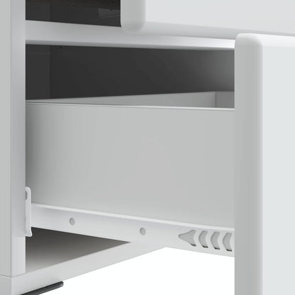 Armadio da Notte con cassetto Bianco 43 x 34,5 x 47,5 cm | homemem39