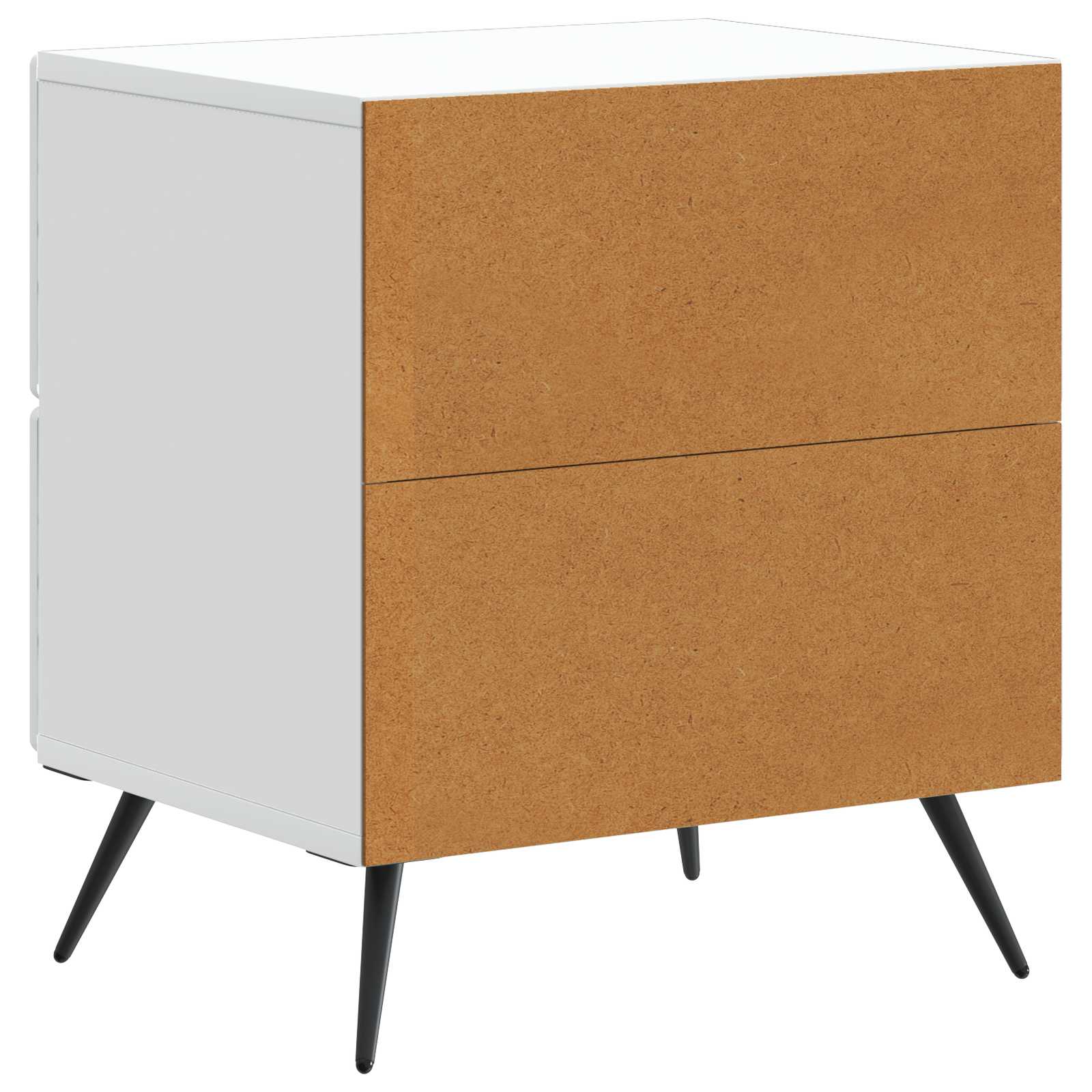 Armadio da Notte con cassetto Bianco 43 x 34,5 x 47,5 cm | homemem39