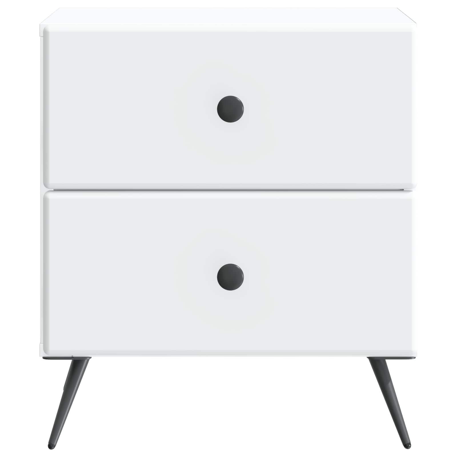 Armadio da Notte con cassetto Bianco 43 x 34,5 x 47,5 cm | homemem39