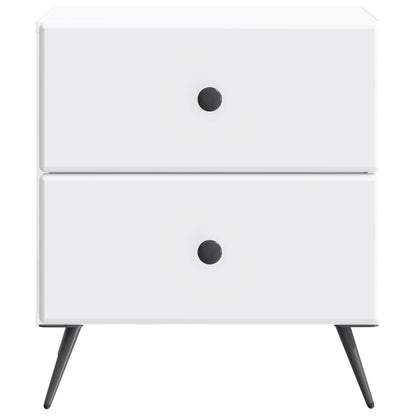 Armadio da Notte con cassetto Bianco 43 x 34,5 x 47,5 cm | homemem39