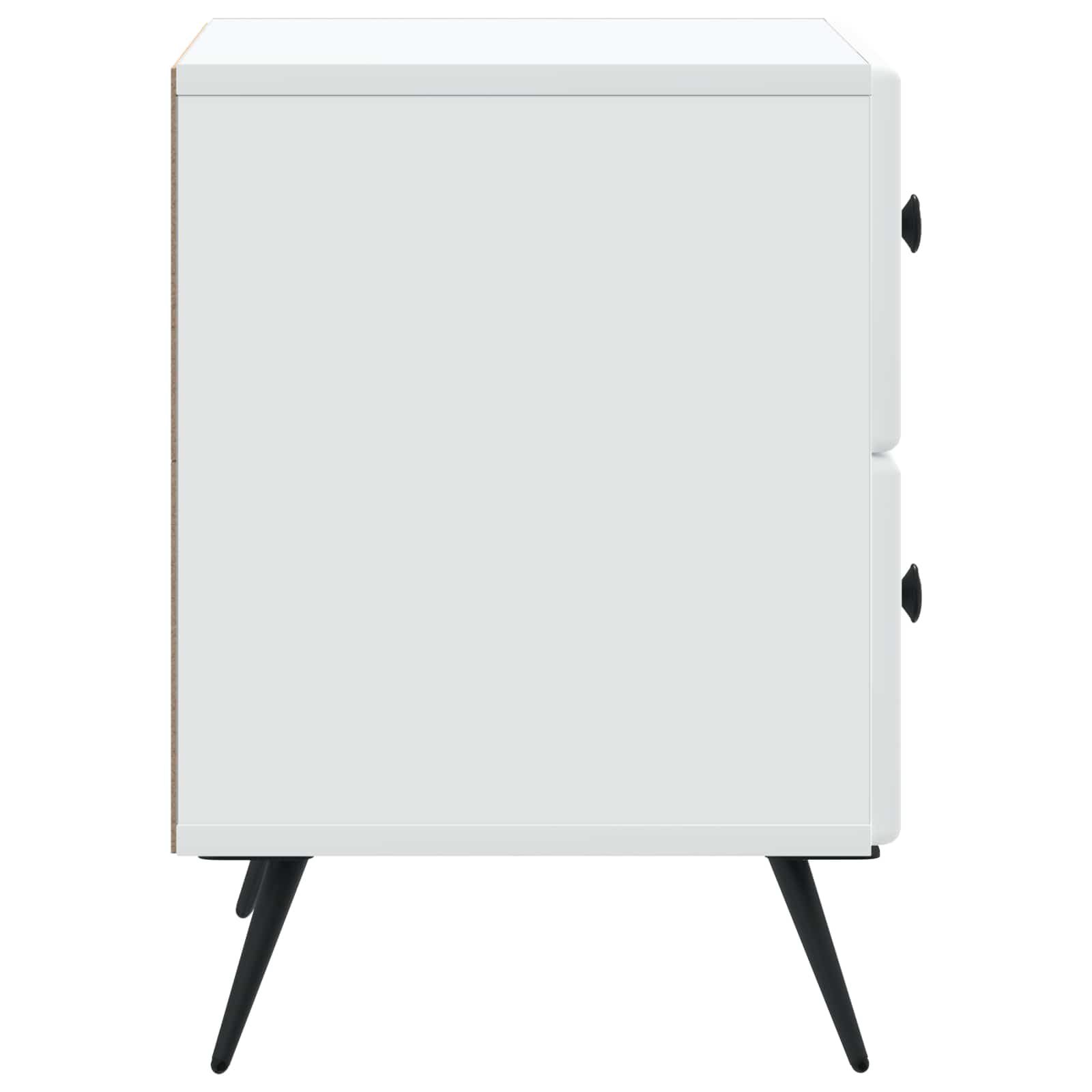 Armadio da Notte con cassetto Bianco 43 x 34,5 x 47,5 cm | homemem39