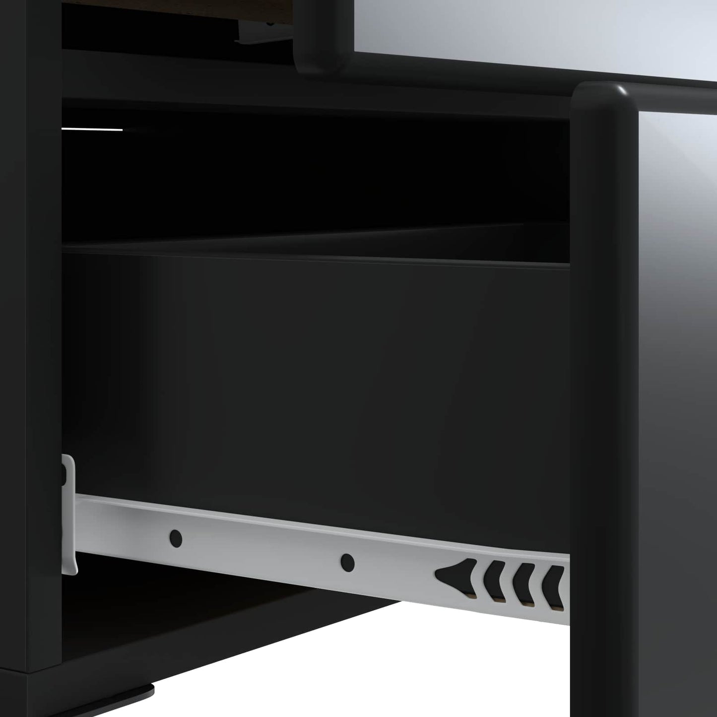 Armadio da Notte Nero 43 x 34,5 x 47,5 cm Legno ingegnerizzato | homemem39
