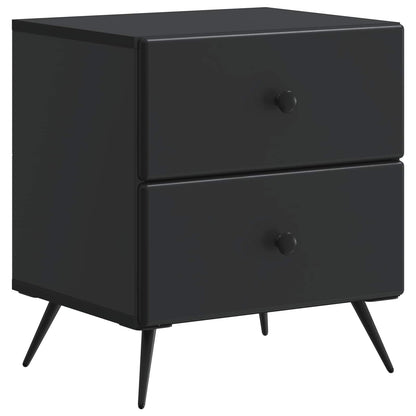 Armadio da Notte Nero 43 x 34,5 x 47,5 cm Legno ingegnerizzato