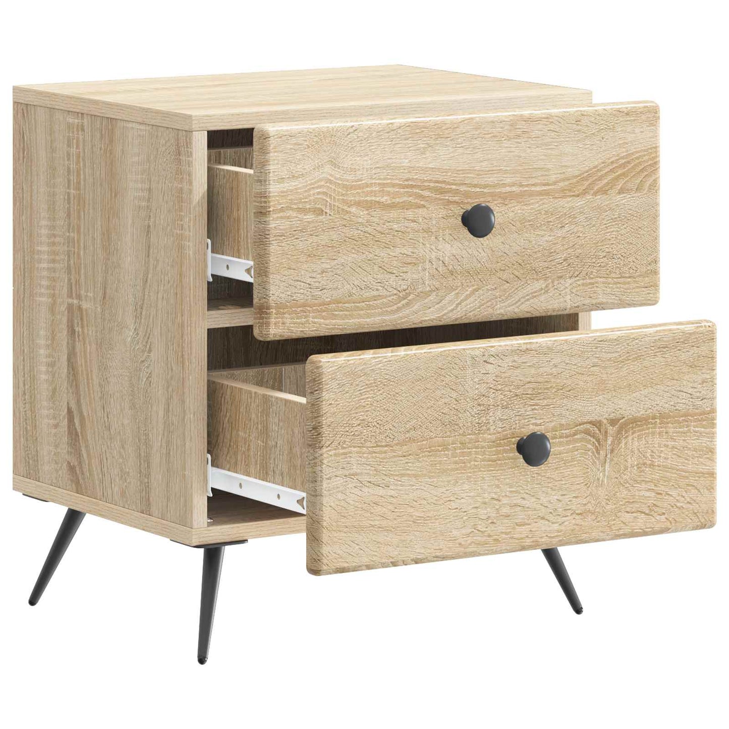 Armadio da Notte 2 pcs Rovere Sonoma 43 x 34,5 x 47,5 cm