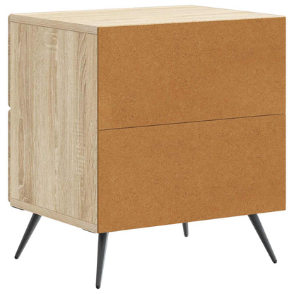 Armadio da Notte 2 pcs Rovere Sonoma 43 x 34,5 x 47,5 cm