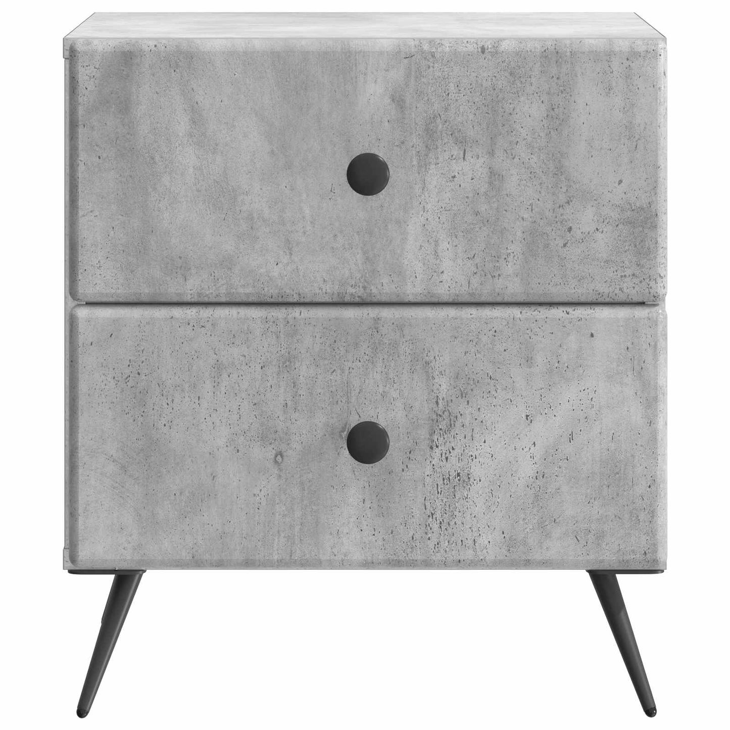 Armadio da Notte Grigio Cemento 43 x 34,5 x 47,5 cm | homemem39