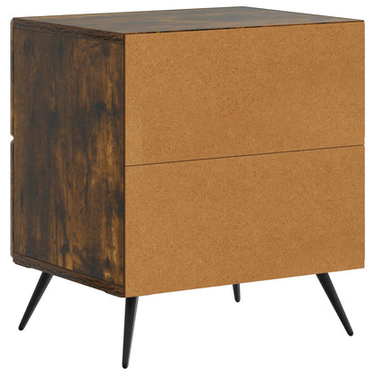 Armadio da Notte con cassetto Rovere Fumo 43 x 34,5 x 47,5 cm | homemem39