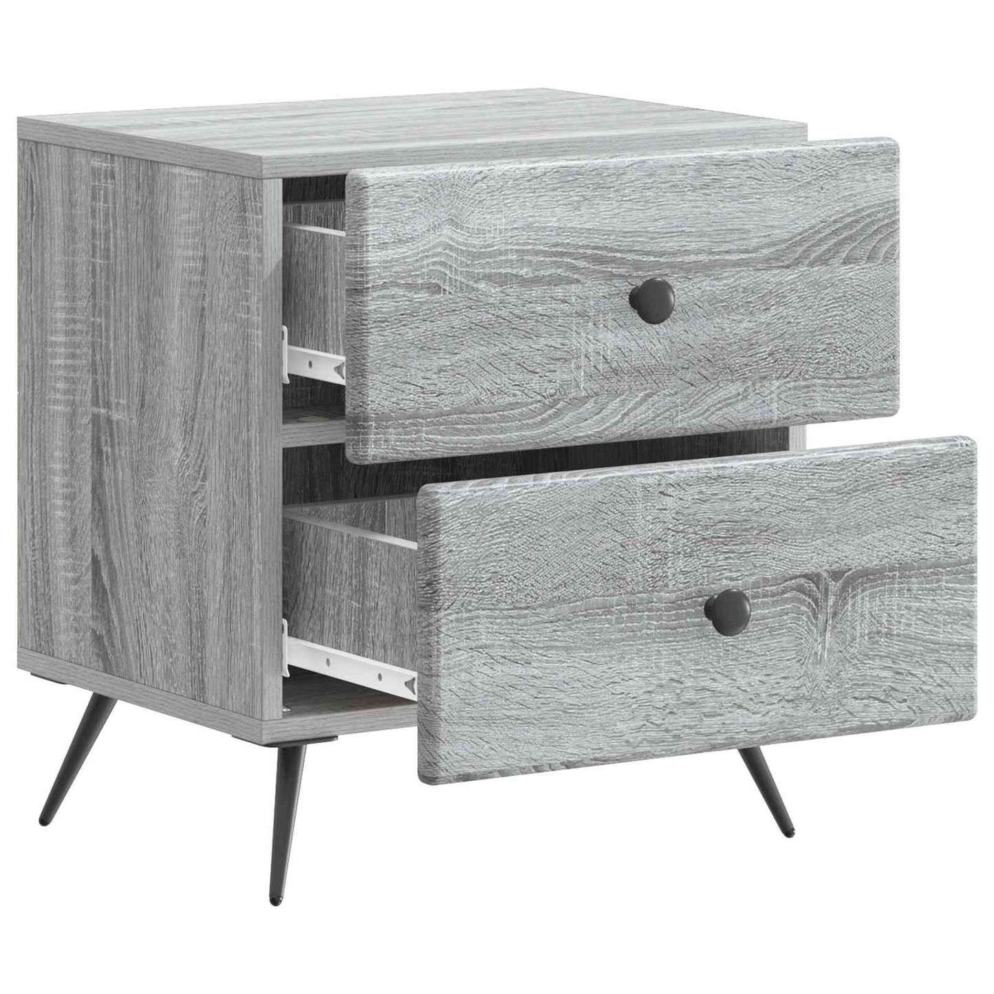 Armadio da Notte con cassetto Grigio Sonoma 43 x 34,5 x 47,5 cm