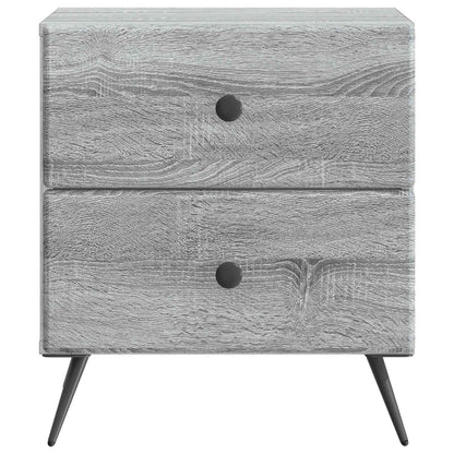Armadio da Notte con cassetto Grigio Sonoma 43 x 34,5 x 47,5 cm