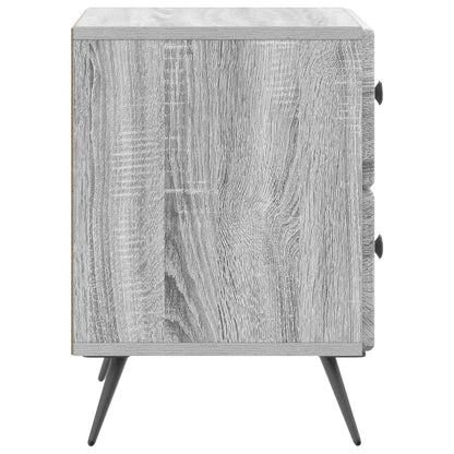 Armadio da Notte con cassetto Grigio Sonoma 43 x 34,5 x 47,5 cm