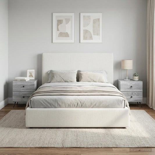 Armadio da Notte 2 pz Grigio Sonoma 43 x 34,5 x 47,5 cm