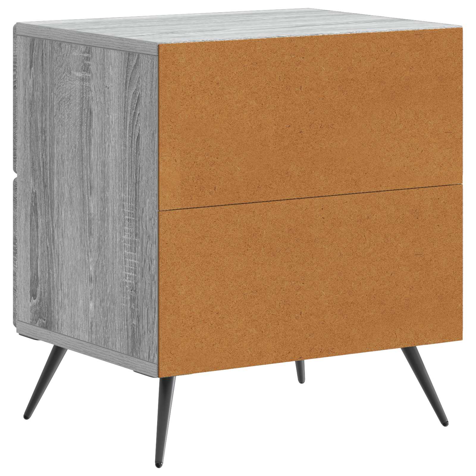 Armadio da Notte 2 pcs Grigio Sonoma 43 x 34,5 x 47,5 cm | homemem39