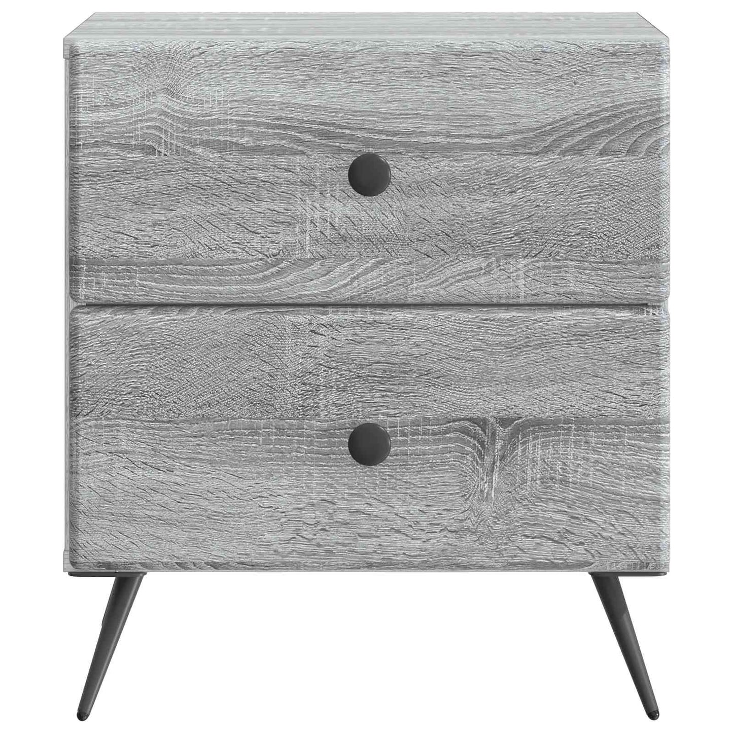 Armadio da Notte 2 pcs Grigio Sonoma 43 x 34,5 x 47,5 cm