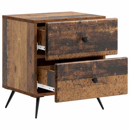 Armadio da Notte con cassetto Legno antico 43 x 34,5 x 47,5 cm