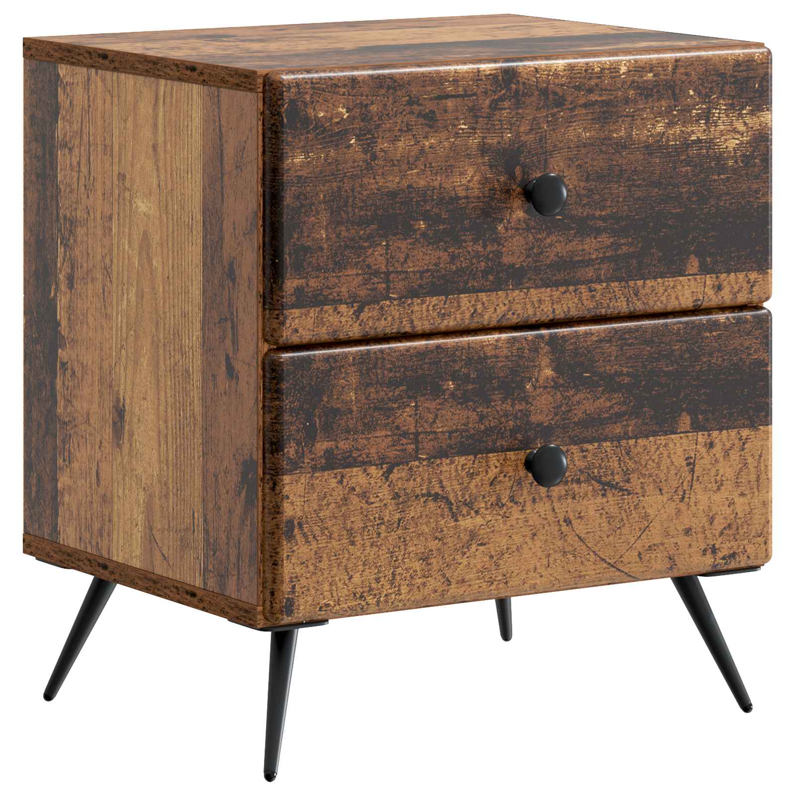 Armadio da Notte 2 pcs Legno antico 43 x 34,5 x 47,5 cm | homemem39