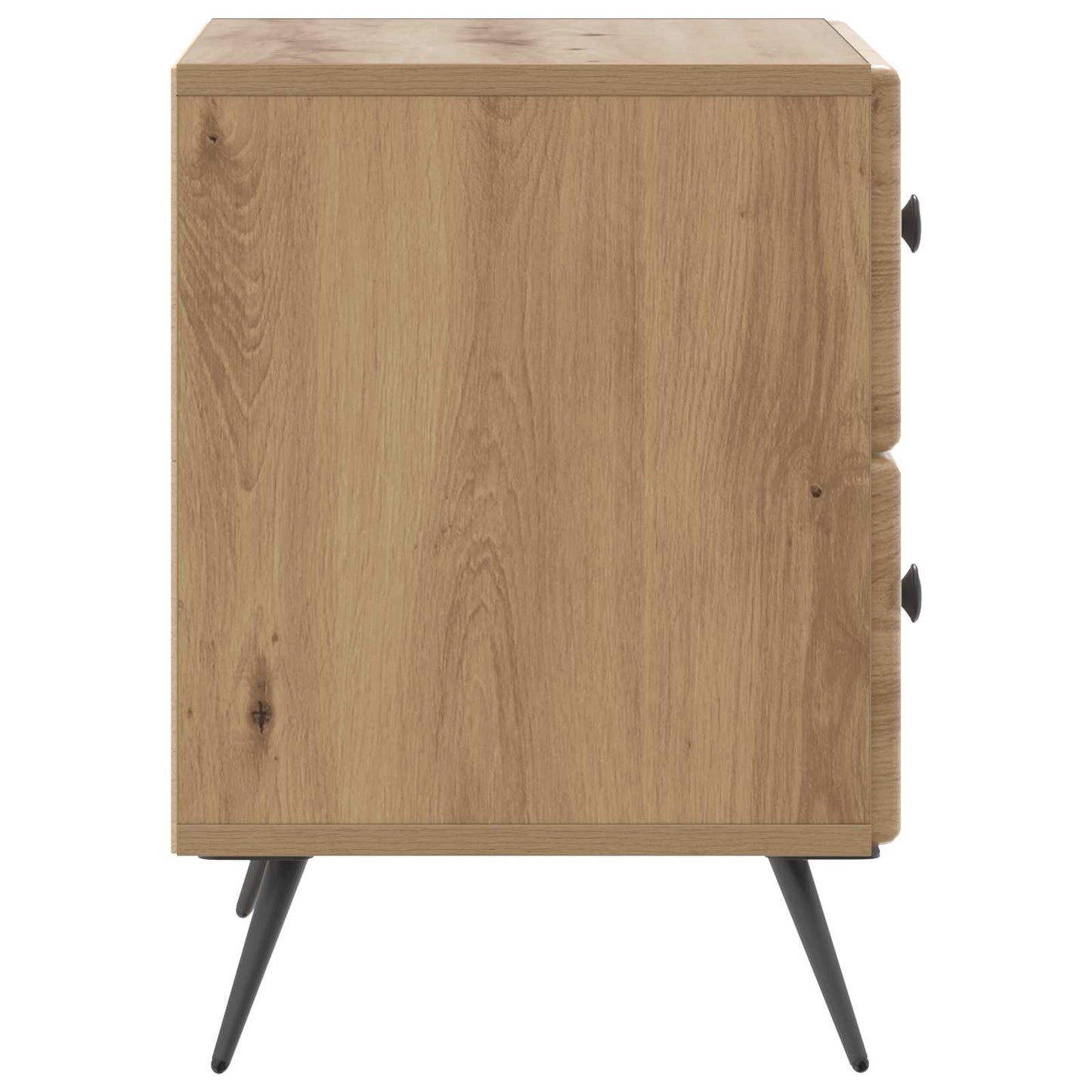 Armadio da Notte 2 pcs Rovere Artigianale 43 x 34,5 x 47,5 cm | homemem39