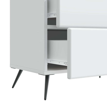 Armadio da Notte con cassetto Bianco 62 x 34,5 x 47,5 cm | homemem39