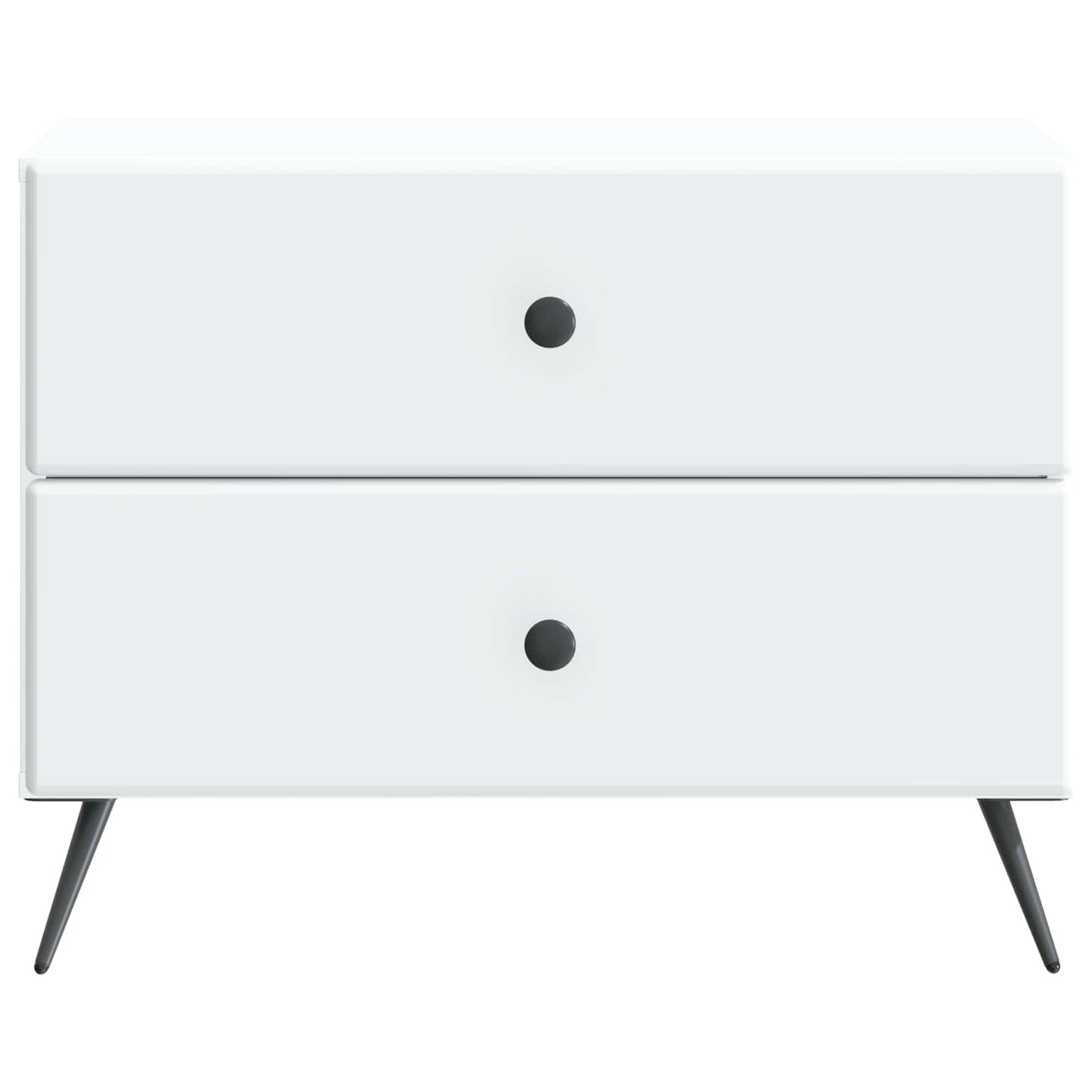 Armadio da Notte con cassetto Bianco 62 x 34,5 x 47,5 cm | homemem39
