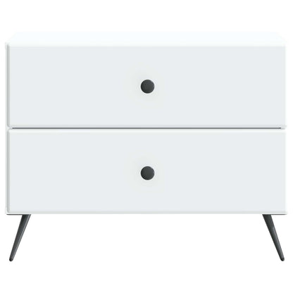 Armadio da Notte con cassetto Bianco 62 x 34,5 x 47,5 cm | homemem39