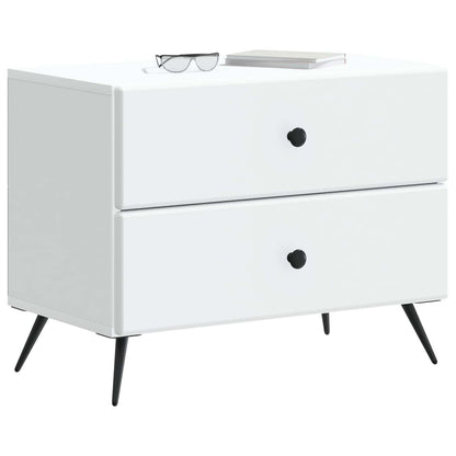 Armadio da Notte con cassetto Bianco 62 x 34,5 x 47,5 cm | homemem39