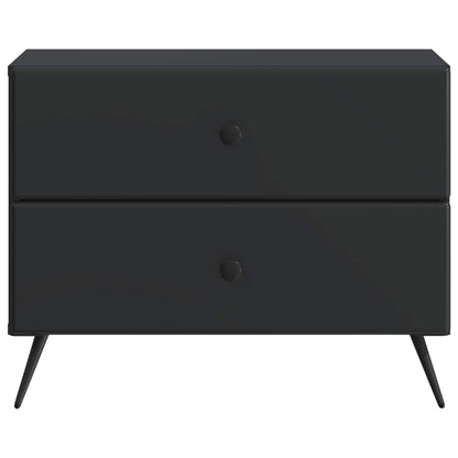 Armadio da Notte Nero 62 x 34,5 x 47,5 cm Legno ingegnerizzato | homemem39