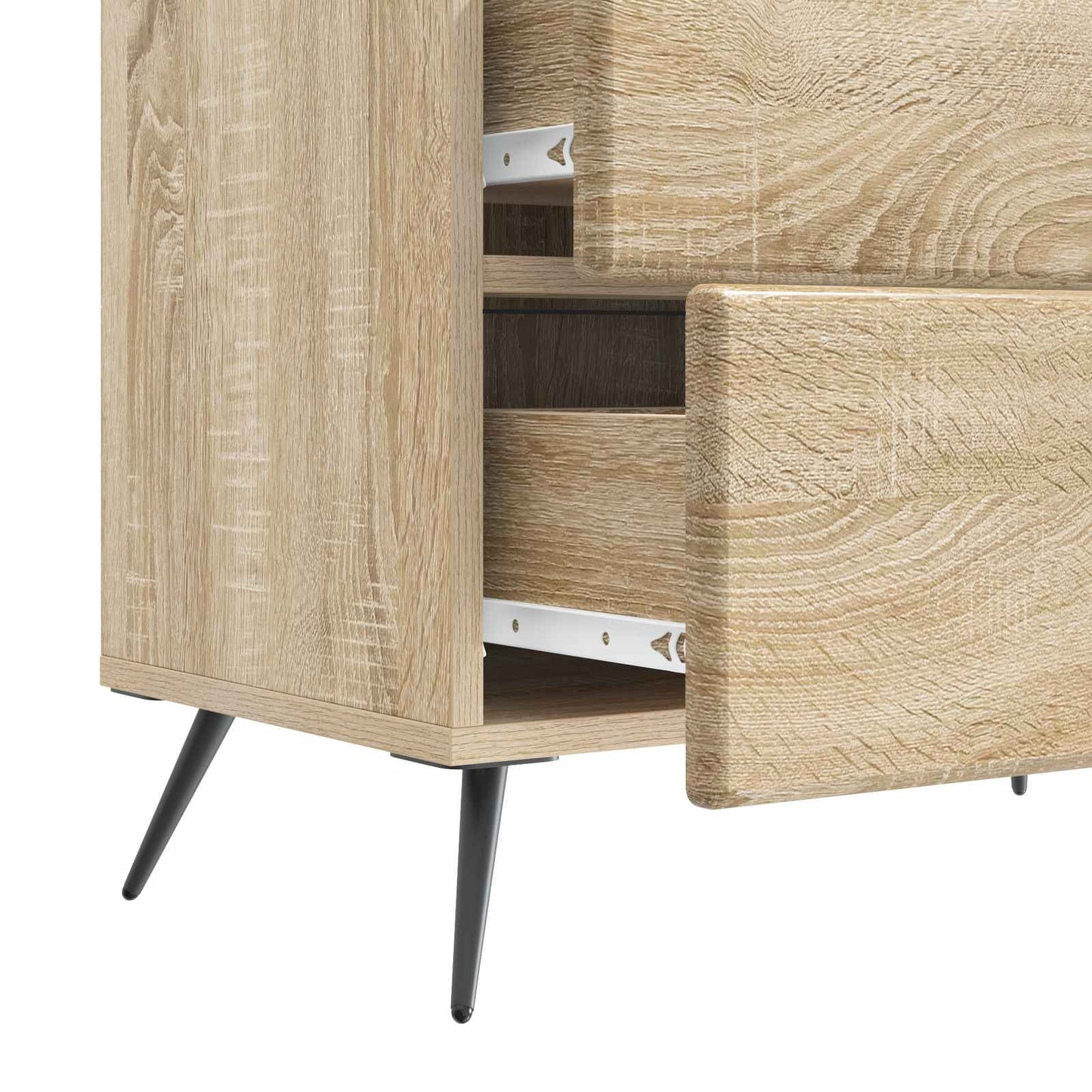 Armadio da Notte con cassetto Rovere Sonoma 62 x 34,5 x 47,5 cm | homemem39