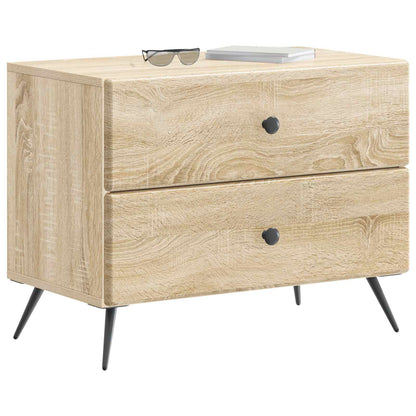 Armadio da Notte con cassetto Rovere Sonoma 62 x 34,5 x 47,5 cm