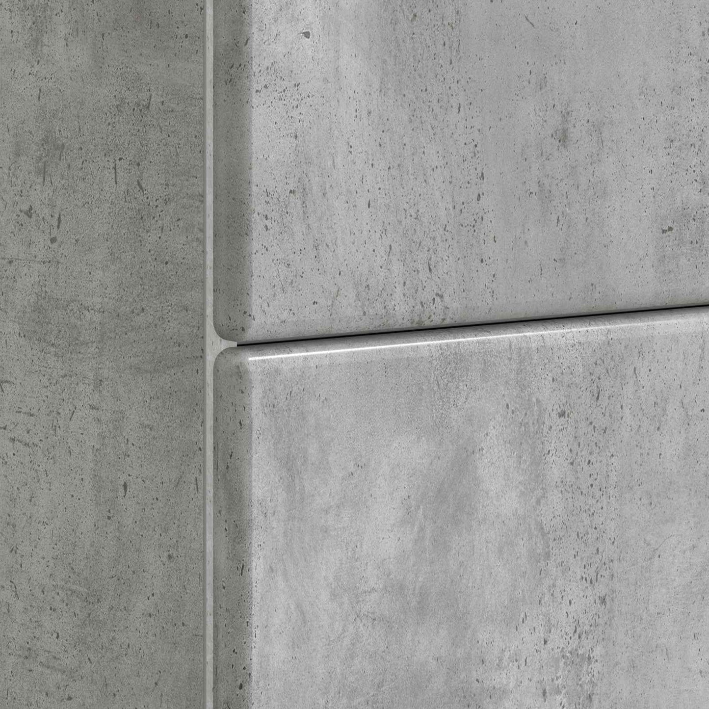Armadio da Notte Grigio Cemento 62 x 34,5 x 47,5 cm | homemem39