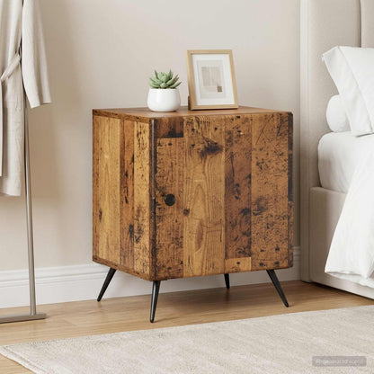 Armadio da Notte 2 pcs Legno antico 43 x 34,5 x 50 cm | homemem39