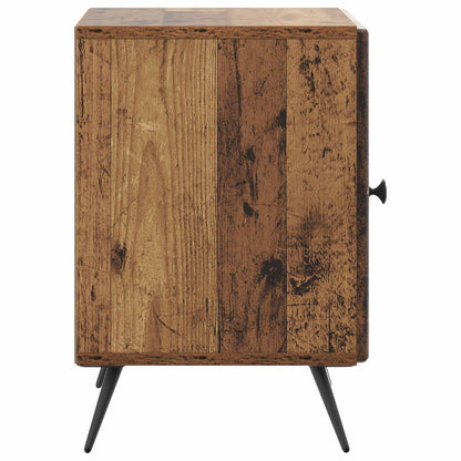 Armadio da Notte 2 pcs Legno antico 43 x 34,5 x 50 cm | homemem39