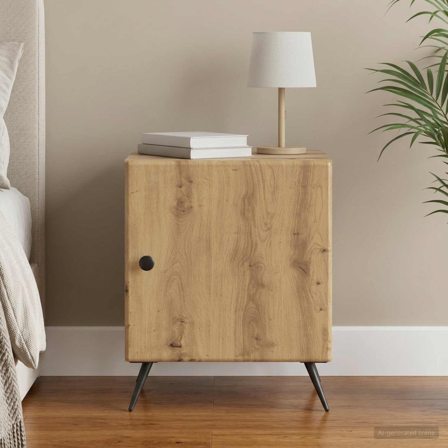 Armadio da Notte Rovere Artigianale 43 x 34,5 x 50 cm | homemem39