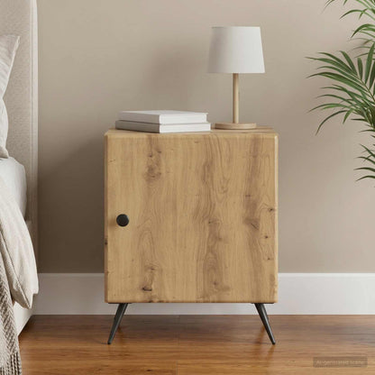 Armadio da Notte Rovere Artigianale 43 x 34,5 x 50 cm | homemem39