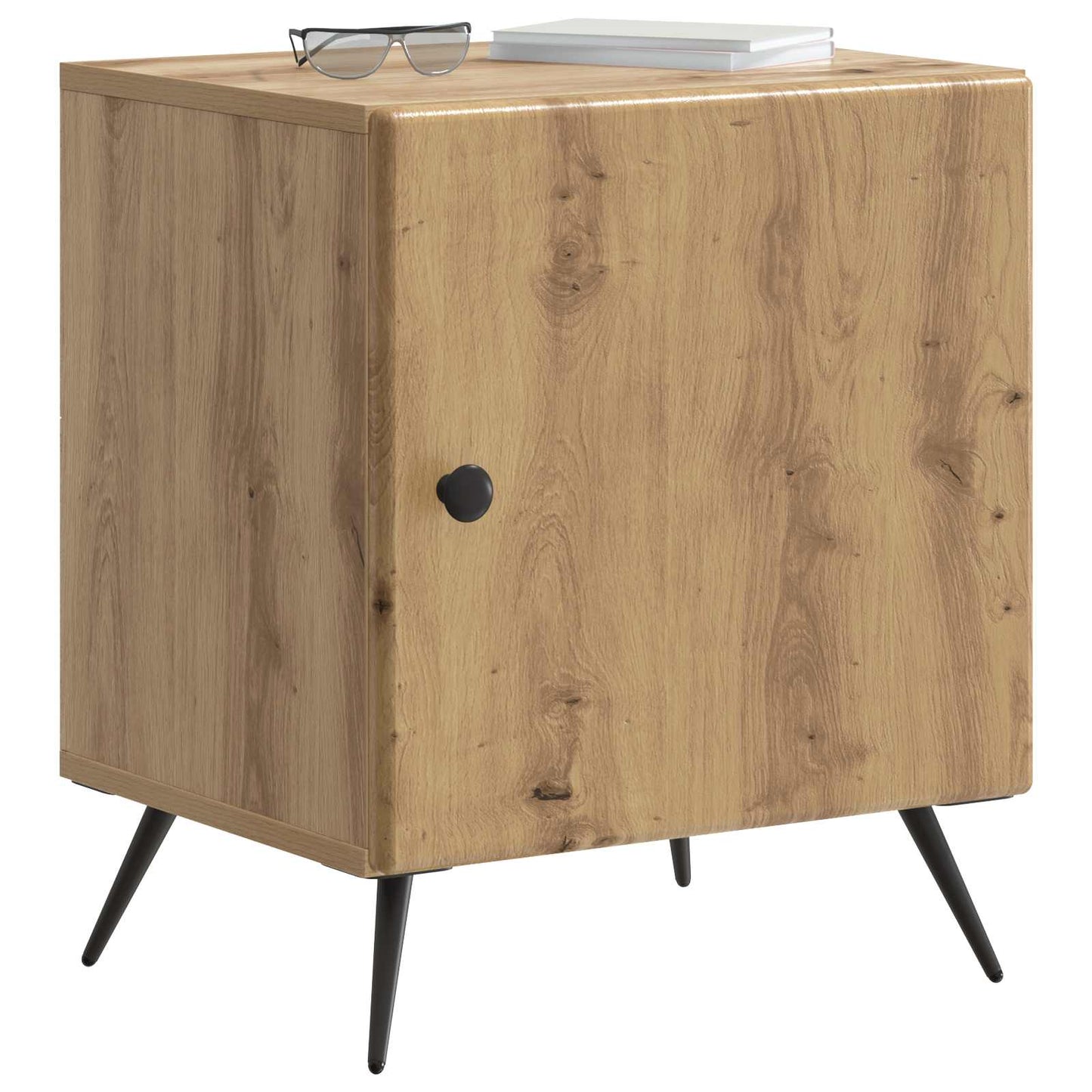 Armadio da Notte Rovere Artigianale 43 x 34,5 x 50 cm | homemem39