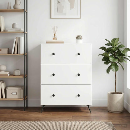 Mobile con Cassetti Bianco 66 x 34,5 x 90 cm