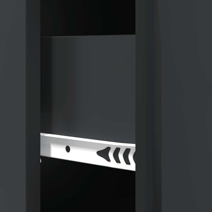 Mobile con Cassetti Nero 66 x 34,5 x 90 cm Legno ingegnerizzato | homemem39