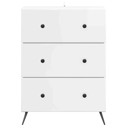 Mobile con Cassetti Bianco Lucido 66 x 34,5 x 90 cm | homemem39