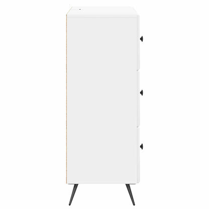 Mobile con Cassetti Bianco Lucido 66 x 34,5 x 90 cm