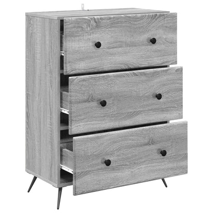 Mobile con Cassetti Grigio Sonoma 66 x 34,5 x 90 cm | homemem39