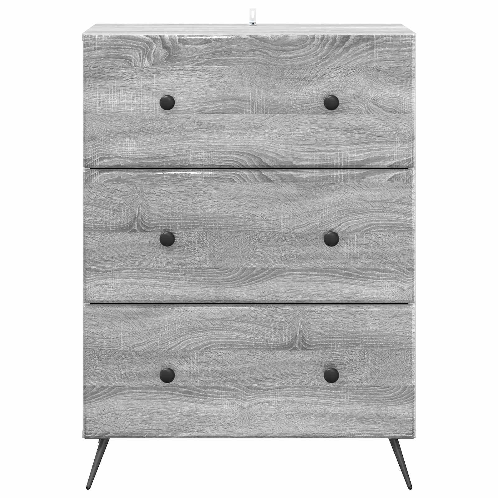 Mobile con Cassetti Grigio Sonoma 66 x 34,5 x 90 cm | homemem39