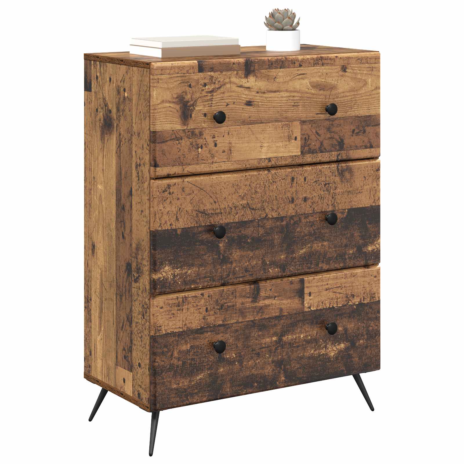 Mobile con Cassetti Legno antico 66 x 34,5 x 90 cm | homemem39