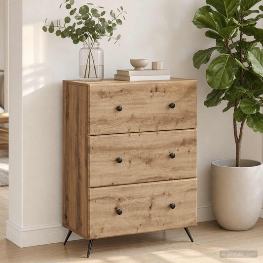 Mobile con Cassetti 66 x 34,5 x 90 cm Legno ingegnerizzato