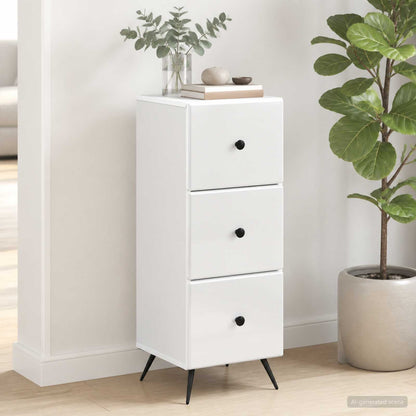 Mobile con Cassetti Bianco 33 x 34,5 x 90 cm