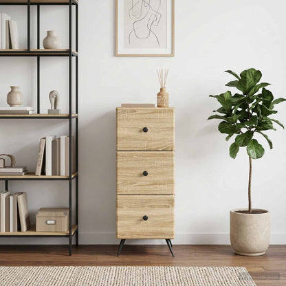 Mobile con Cassetti Rovere Sonoma 33 x 34,5 x 90 cm