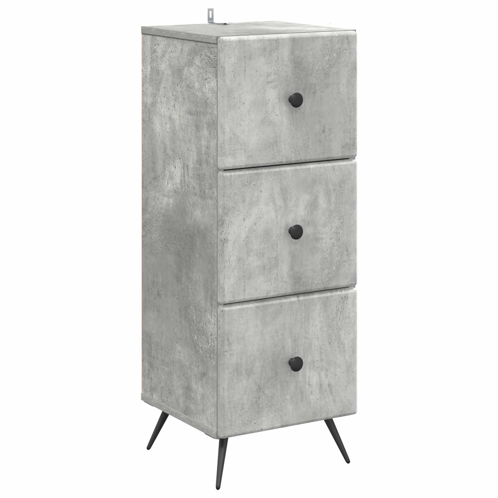 Mobile con Cassetti Grigio Cemento 33 x 34,5 x 90 cm | homemem39