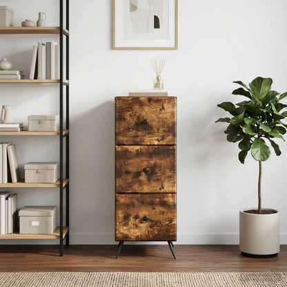Mobile con Cassetti Rovere Fumo 33 x 34,5 x 90 cm