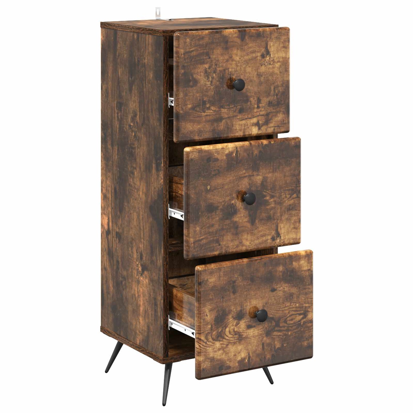 Mobile con Cassetti Rovere Fumo 33 x 34,5 x 90 cm | homemem39