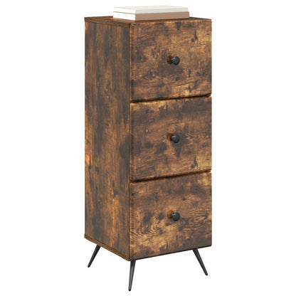 Mobile con Cassetti Rovere Fumo 33 x 34,5 x 90 cm | homemem39