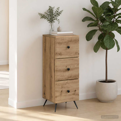Mobile con Cassetti 33 x 34,5 x 90 cm Legno ingegnerizzato