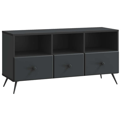 Mobile TV Nero 102 x 34,5 x 50 cm Legno ingegnerizzato